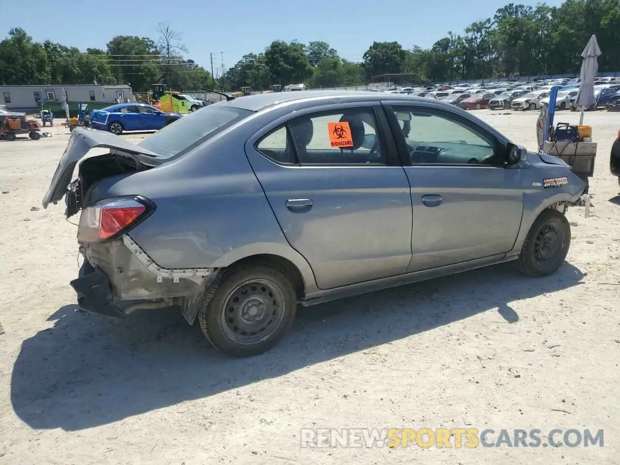 3 Фотография поврежденного автомобиля ML32FUFJ3MHF01525 MITSUBISHI MIRAGE 2021
