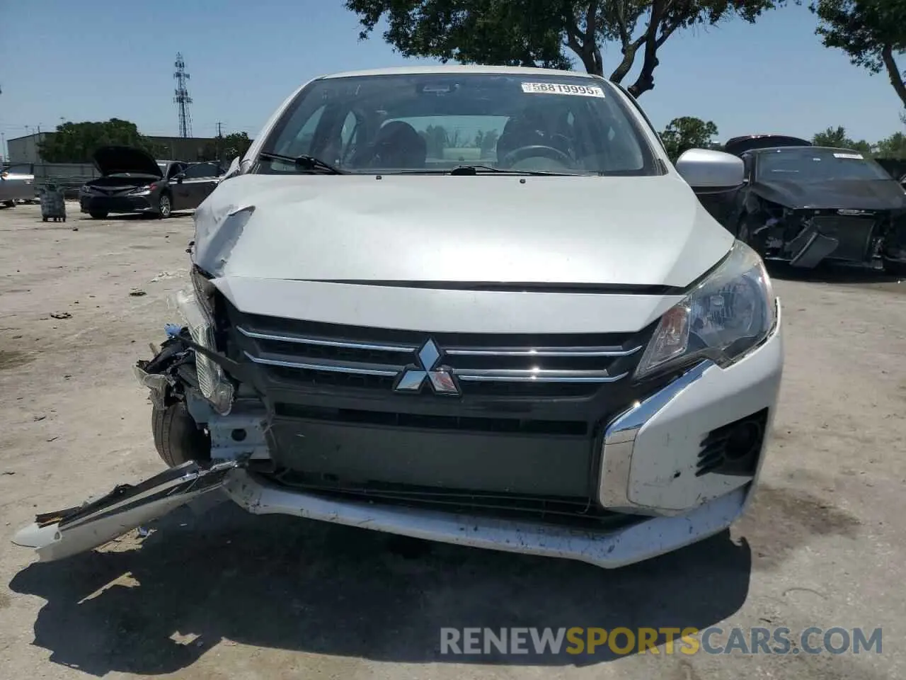 5 Photograph of a damaged car ML32FUFJ4MHF00836 MITSUBISHI MIRAGE 2021