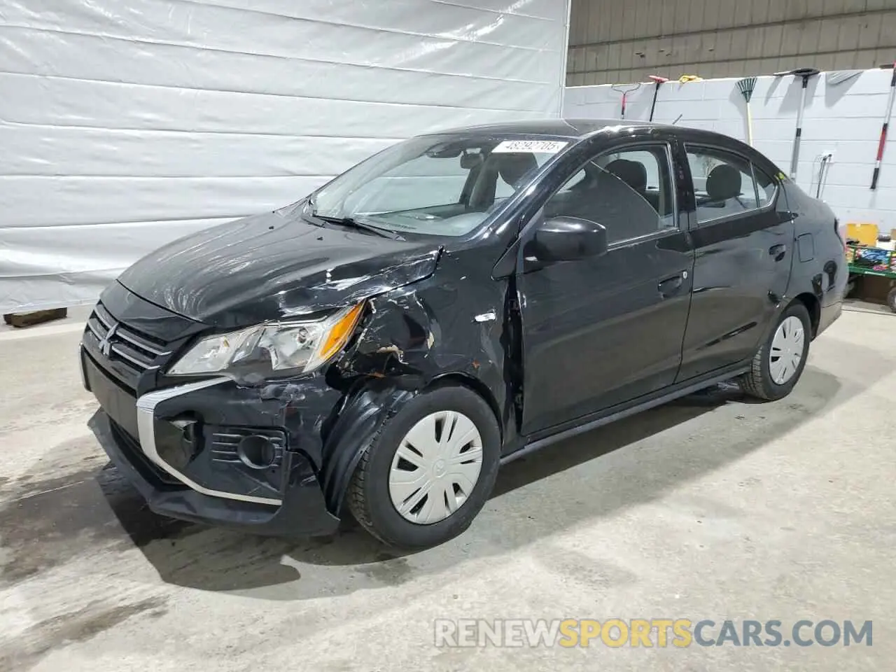 1 Фотография поврежденного автомобиля ML32FUFJ7MHF02175 MITSUBISHI MIRAGE 2021