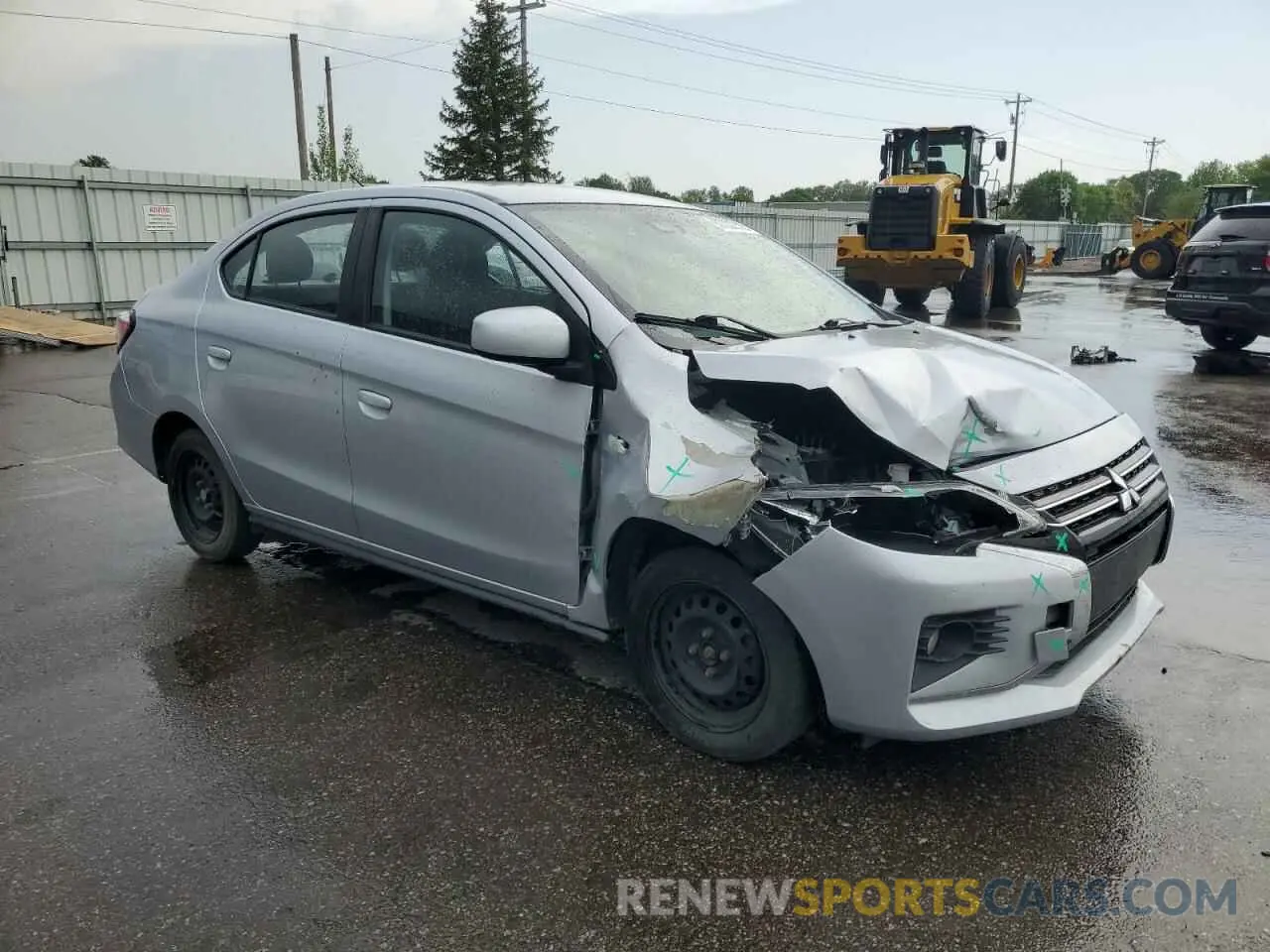 4 Photograph of a damaged car ML32FUFJ7MHF05514 MITSUBISHI MIRAGE 2021
