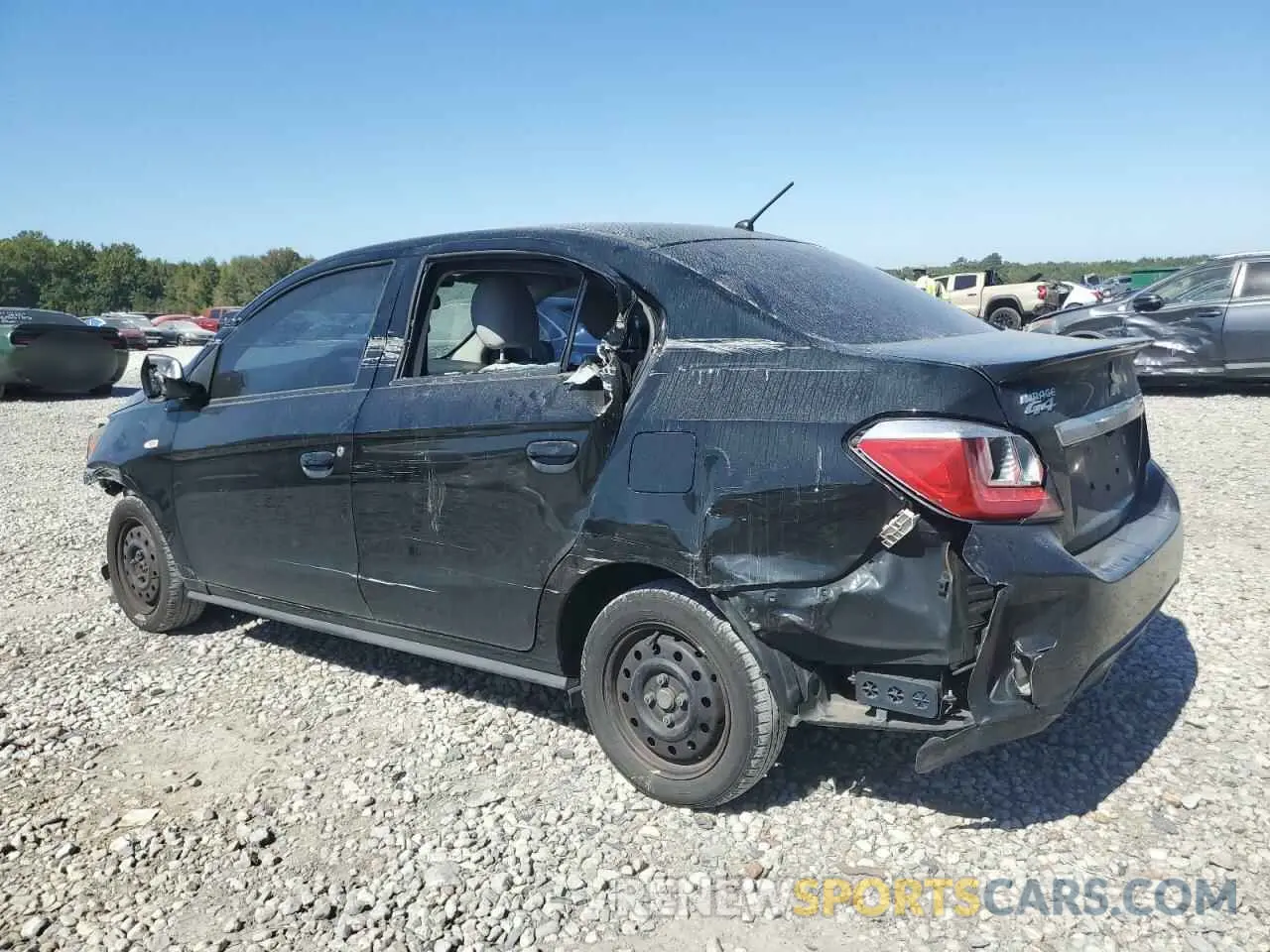 2 Photograph of a damaged car ML32FUFJ7MHF06386 MITSUBISHI MIRAGE 2021