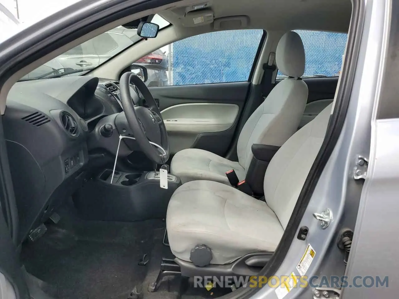 7 Photograph of a damaged car ML32FUFJXMHF01442 MITSUBISHI MIRAGE 2021