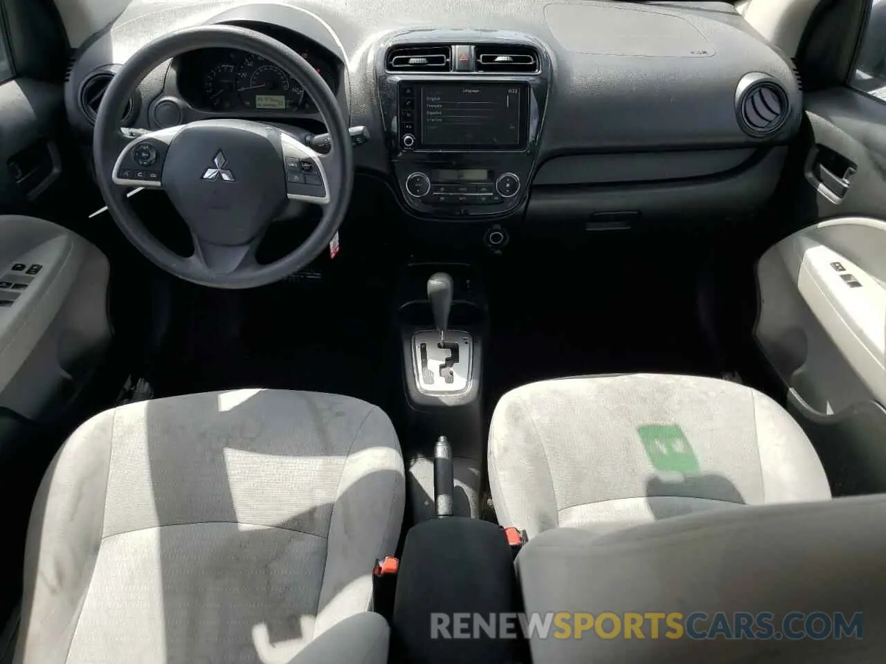 8 Photograph of a damaged car ML32FUFJXMHF01442 MITSUBISHI MIRAGE 2021