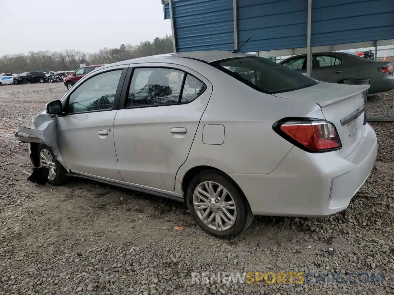 2 Photograph of a damaged car ML32FVFJ5MHF06540 MITSUBISHI MIRAGE 2021