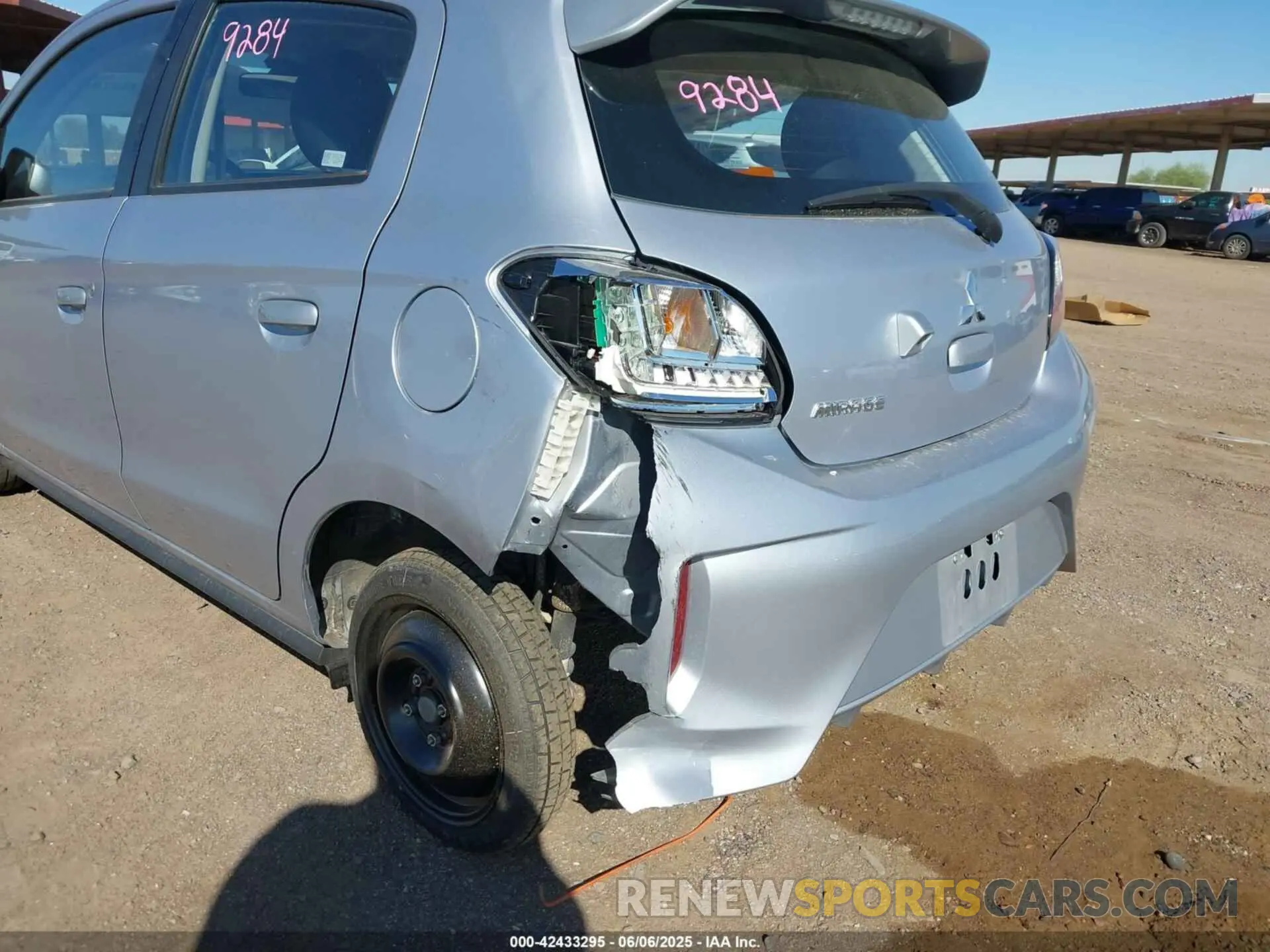 6 Фотография поврежденного автомобиля ML32AUHJ0NH006628 MITSUBISHI MIRAGE 2022
