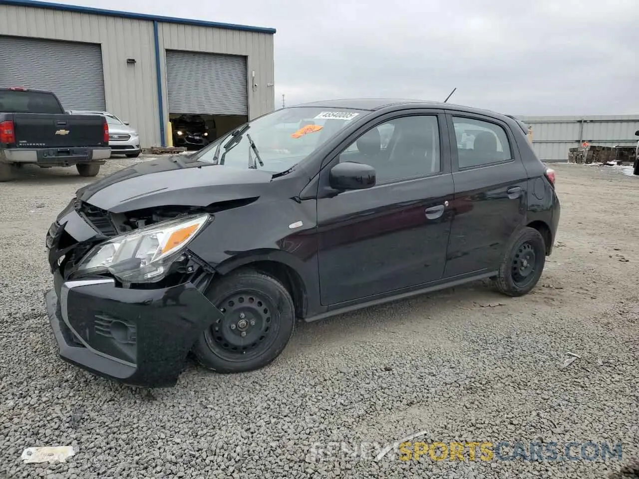 1 Photograph of a damaged car ML32AUHJ1NH001681 MITSUBISHI MIRAGE 2022