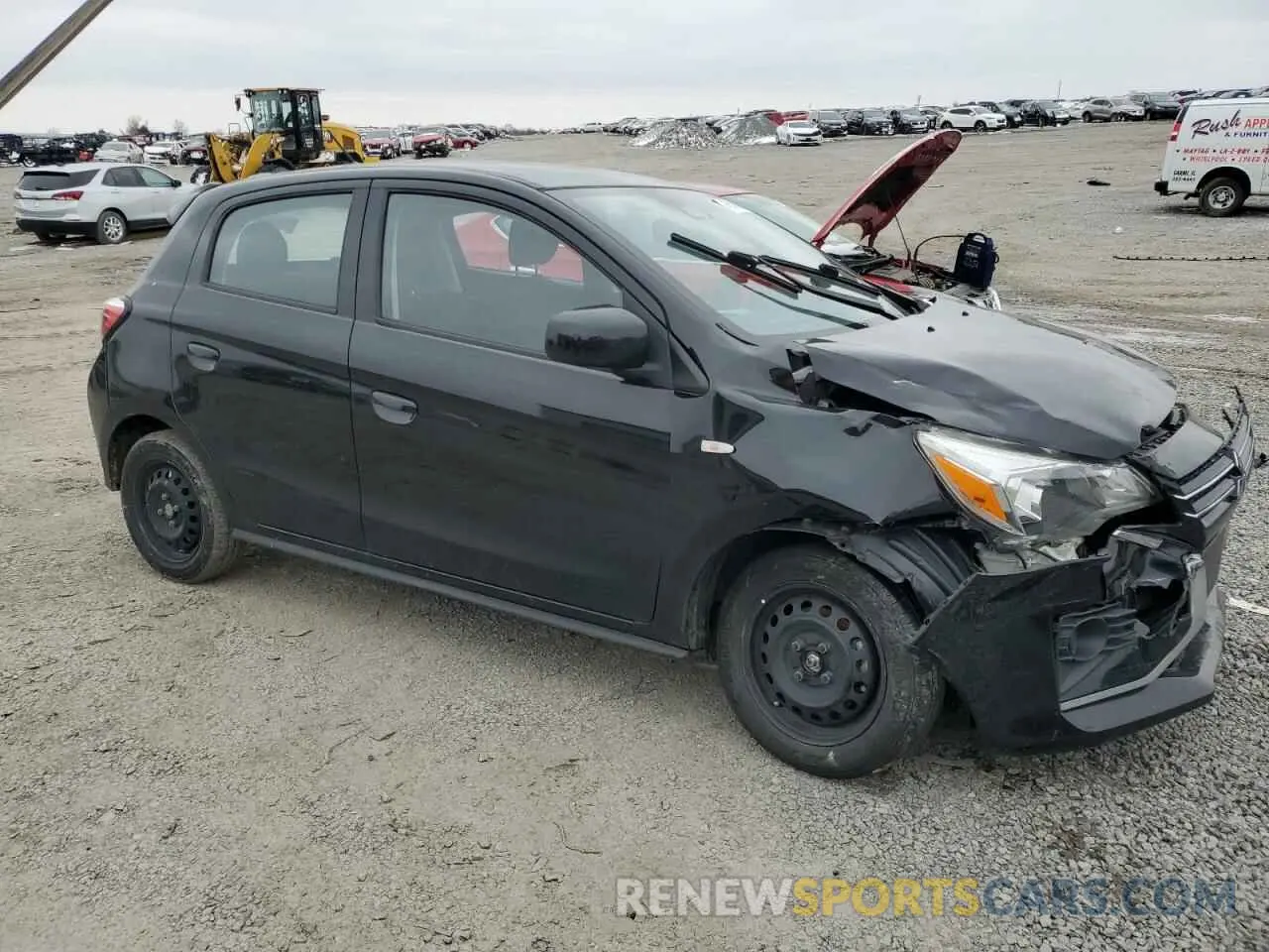 4 Photograph of a damaged car ML32AUHJ1NH001681 MITSUBISHI MIRAGE 2022