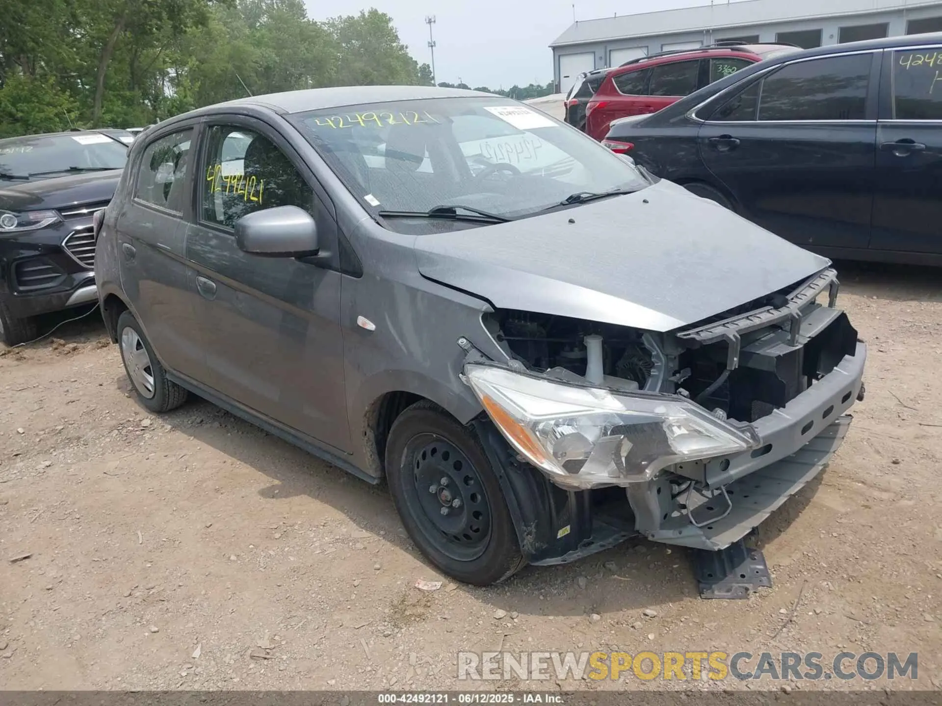 1 Фотография поврежденного автомобиля ML32AUHJ1NH005276 MITSUBISHI MIRAGE 2022