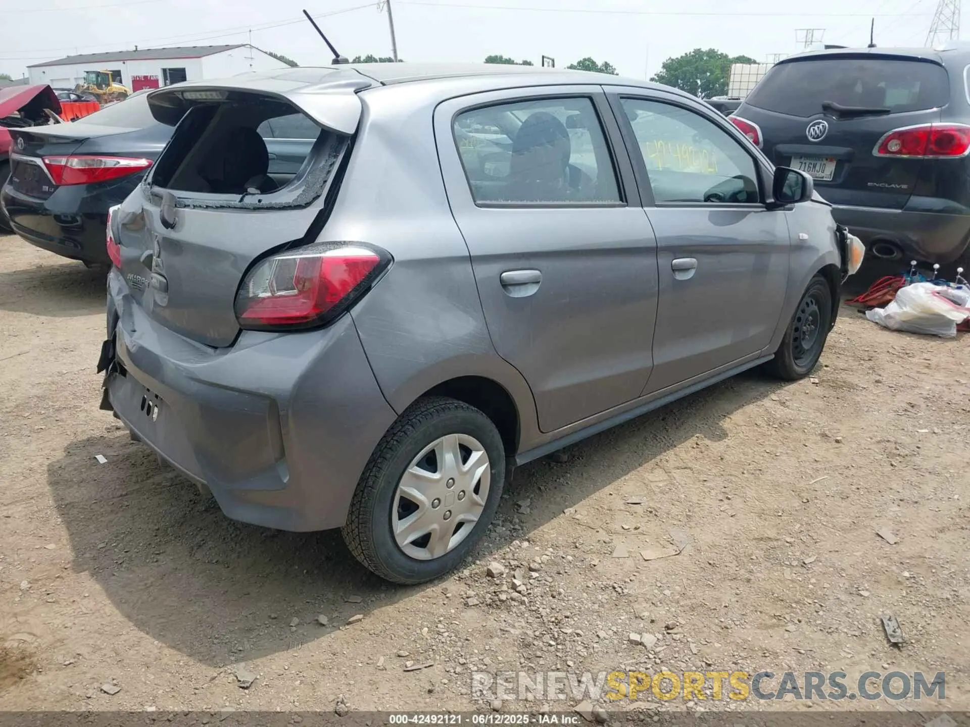 4 Фотография поврежденного автомобиля ML32AUHJ1NH005276 MITSUBISHI MIRAGE 2022