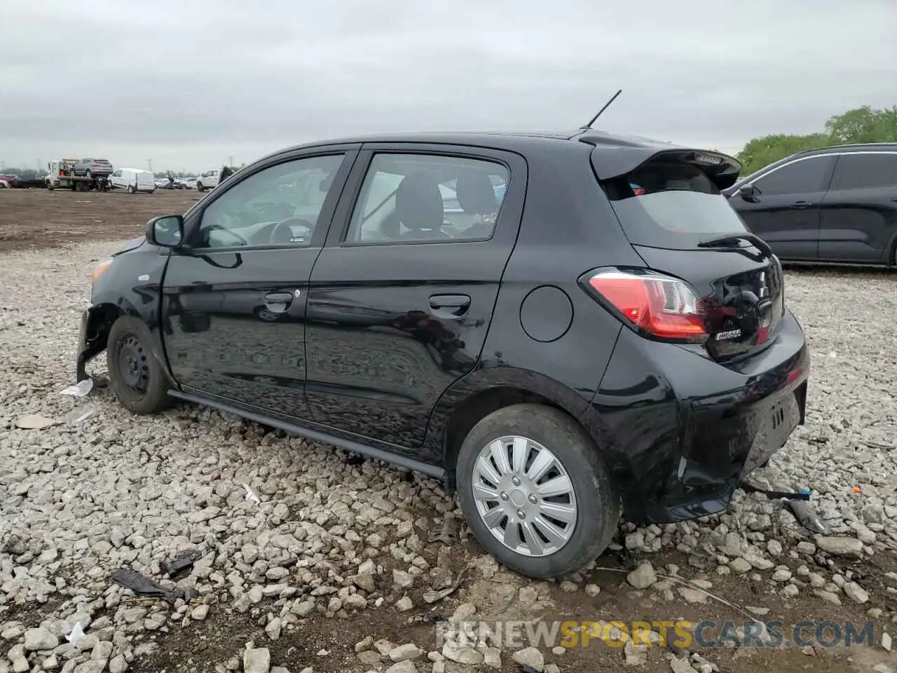 2 Фотография поврежденного автомобиля ML32AUHJ2NH005710 MITSUBISHI MIRAGE 2022