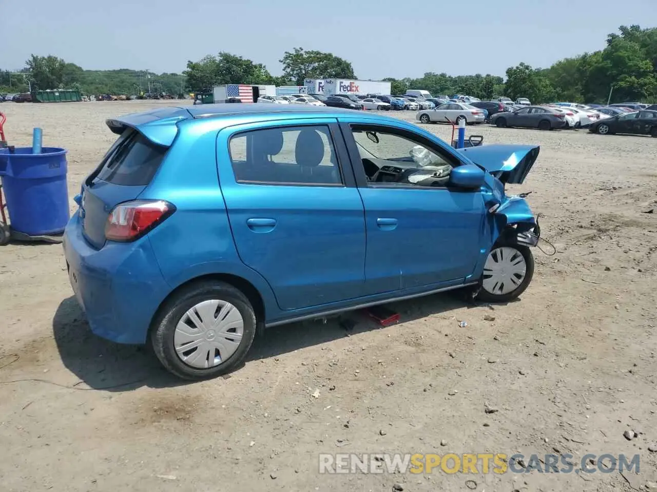 3 Фотография поврежденного автомобиля ML32AUHJ2NH008574 MITSUBISHI MIRAGE 2022