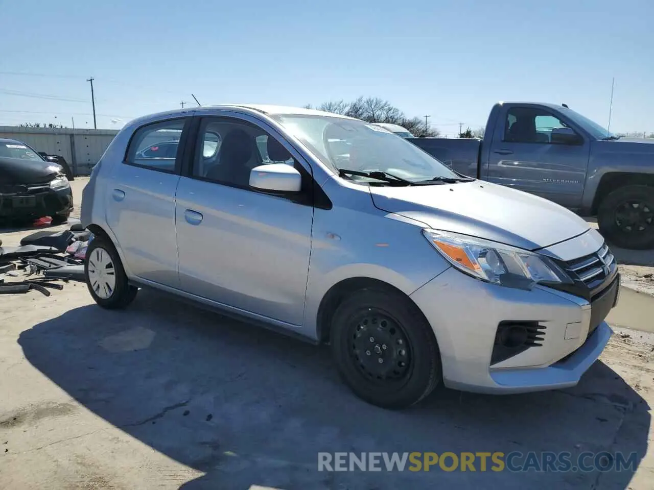 1 Фотография поврежденного автомобиля ML32AUHJ3NH002069 MITSUBISHI MIRAGE 2022
