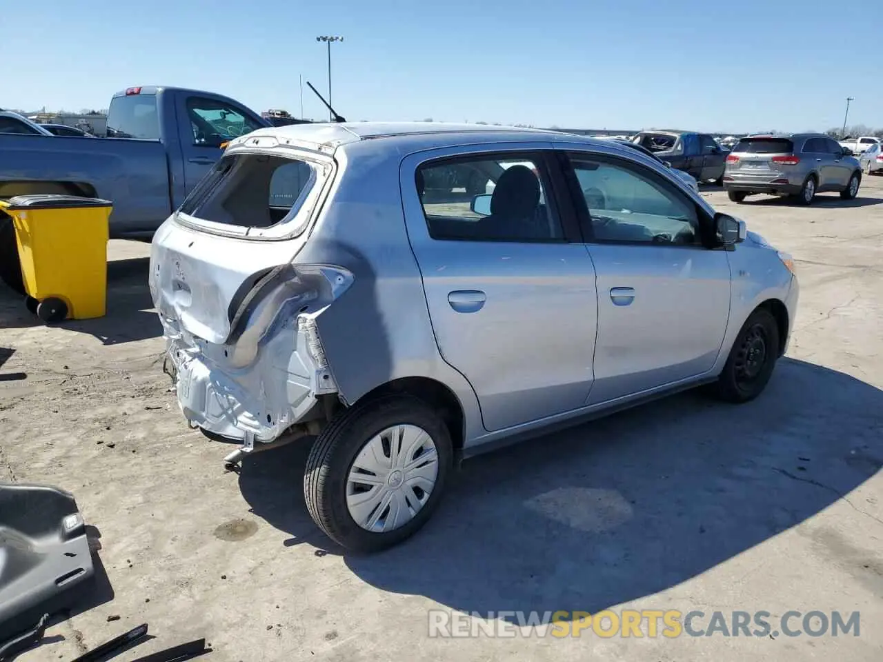 3 Фотография поврежденного автомобиля ML32AUHJ3NH002069 MITSUBISHI MIRAGE 2022