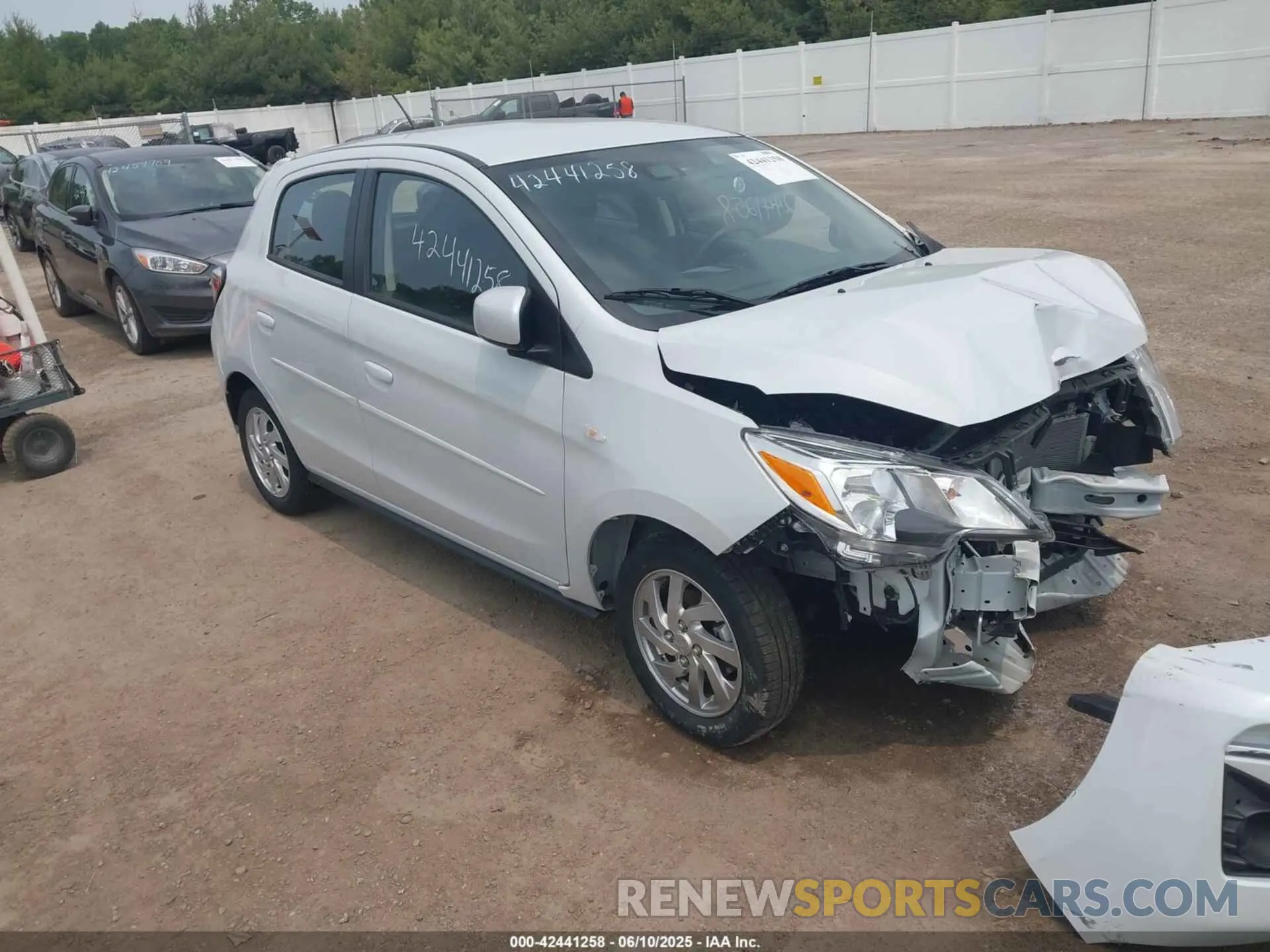 1 Photograph of a damaged car ML32AUHJ3NH008678 MITSUBISHI MIRAGE 2022