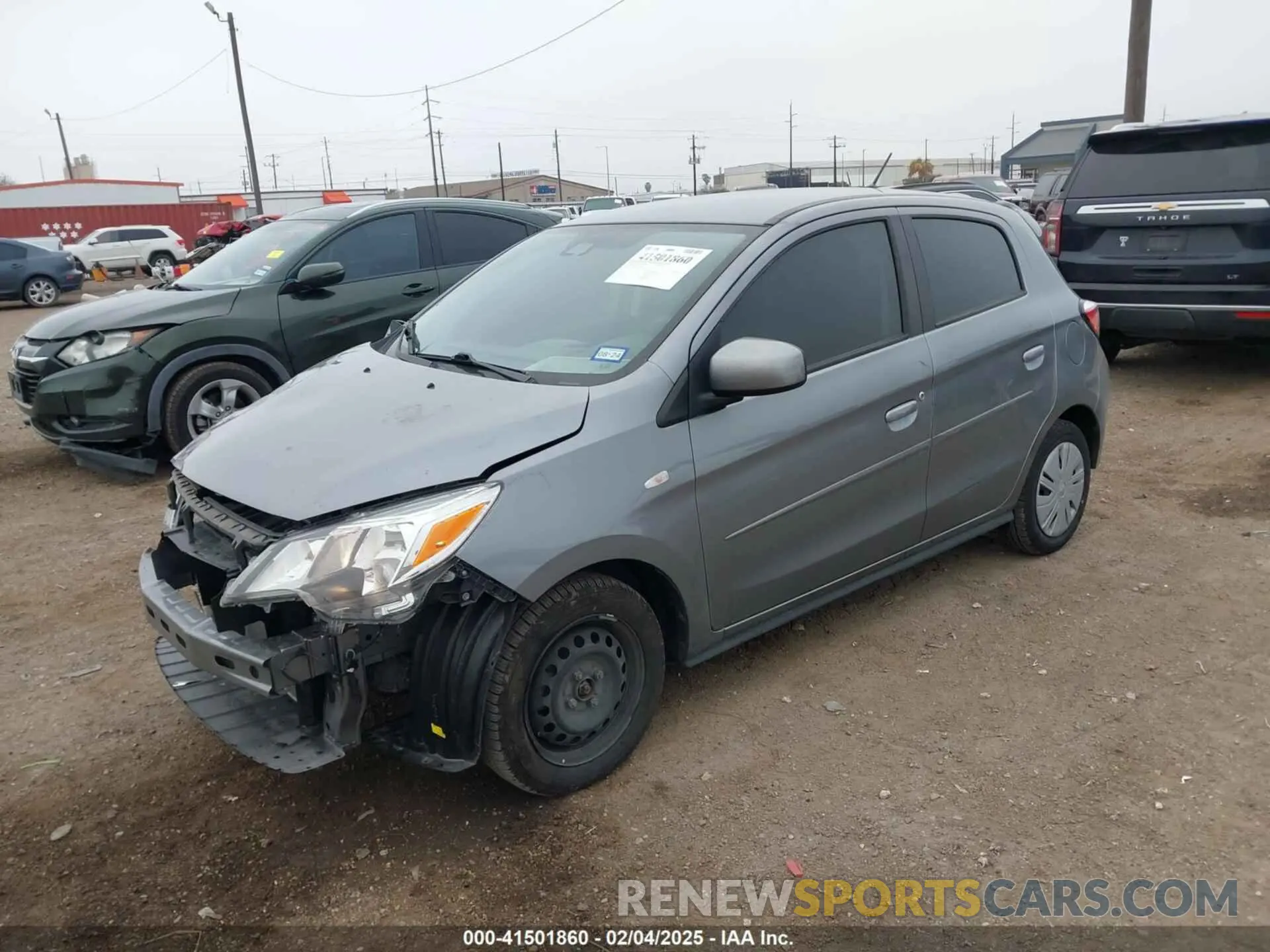 2 Photograph of a damaged car ML32AUHJ3NH008941 MITSUBISHI MIRAGE 2022