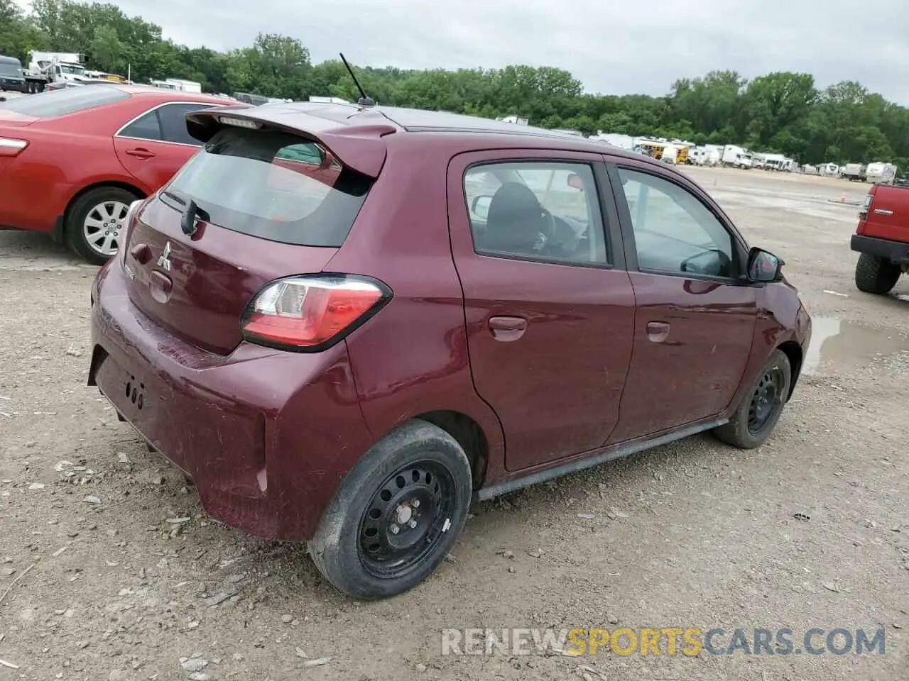 3 Photograph of a damaged car ML32AUHJ4NH009497 MITSUBISHI MIRAGE 2022