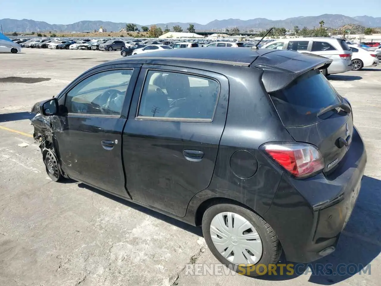 2 Photograph of a damaged car ML32AUHJ7NH006996 MITSUBISHI MIRAGE 2022