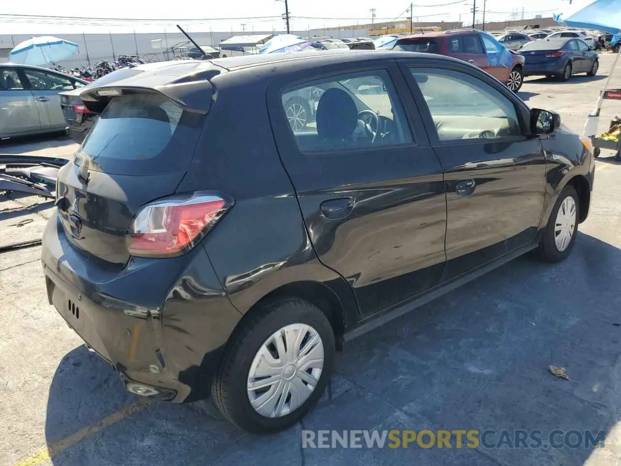 3 Photograph of a damaged car ML32AUHJ7NH006996 MITSUBISHI MIRAGE 2022