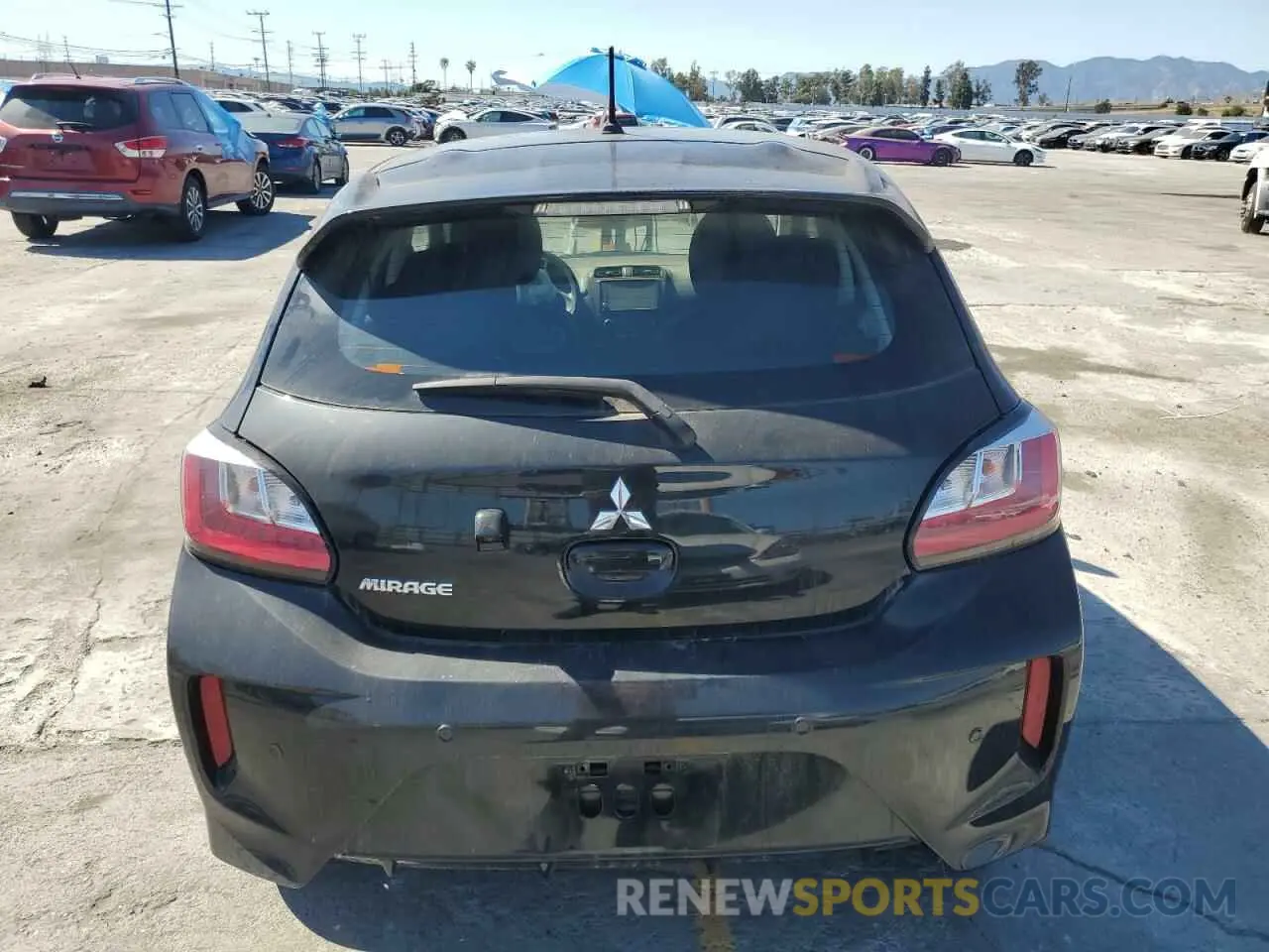 6 Photograph of a damaged car ML32AUHJ7NH006996 MITSUBISHI MIRAGE 2022