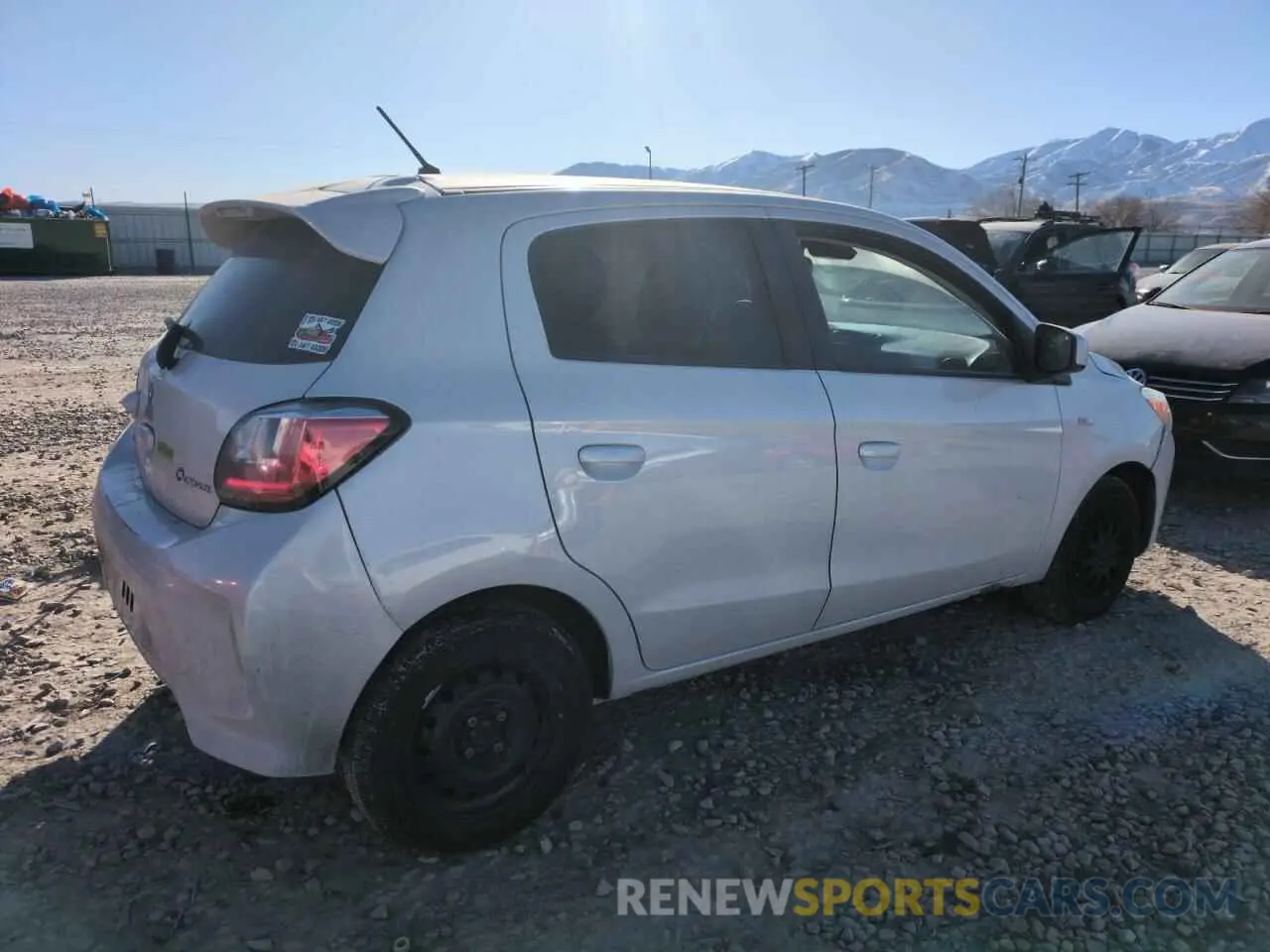 3 Фотография поврежденного автомобиля ML32AUHJ7NH008702 MITSUBISHI MIRAGE 2022