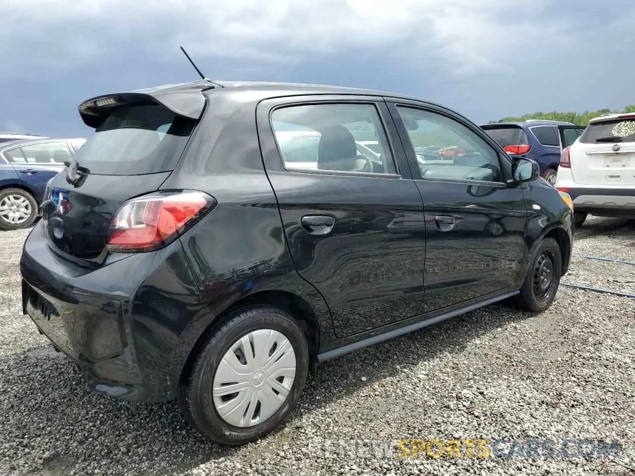 3 Photograph of a damaged car ML32AUHJ7NH009249 MITSUBISHI MIRAGE 2022