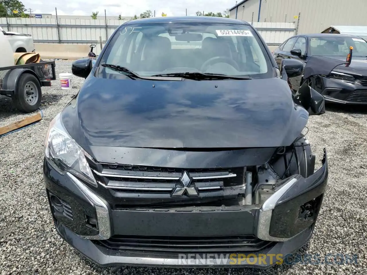 5 Photograph of a damaged car ML32AUHJ7NH009249 MITSUBISHI MIRAGE 2022
