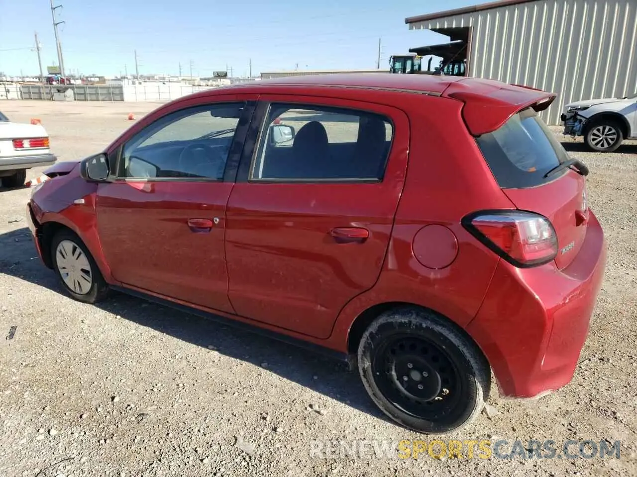 2 Фотография поврежденного автомобиля ML32AUHJ7NH009381 MITSUBISHI MIRAGE 2022