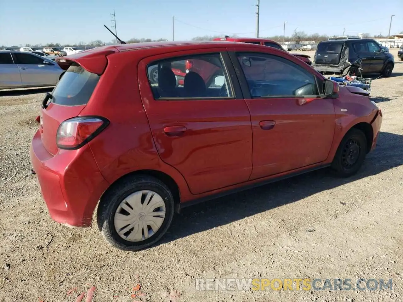 3 Фотография поврежденного автомобиля ML32AUHJ7NH009381 MITSUBISHI MIRAGE 2022
