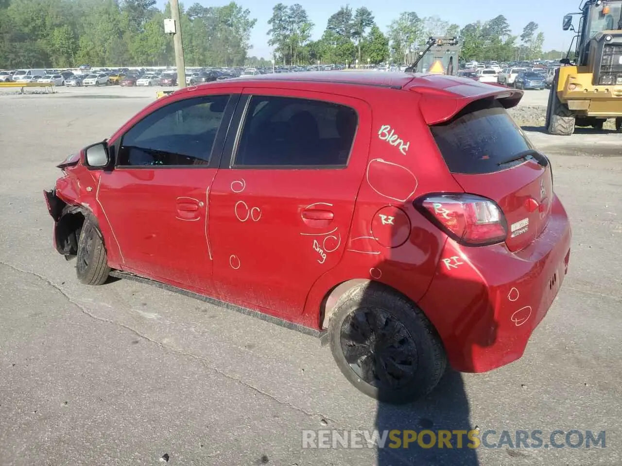 2 Фотография поврежденного автомобиля ML32AUHJ9NH006711 MITSUBISHI MIRAGE 2022