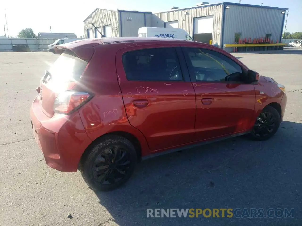 3 Фотография поврежденного автомобиля ML32AUHJ9NH006711 MITSUBISHI MIRAGE 2022