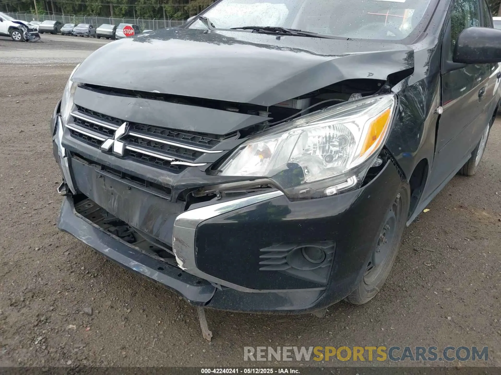 6 Photograph of a damaged car ML32AUHJXNH009861 MITSUBISHI MIRAGE 2022
