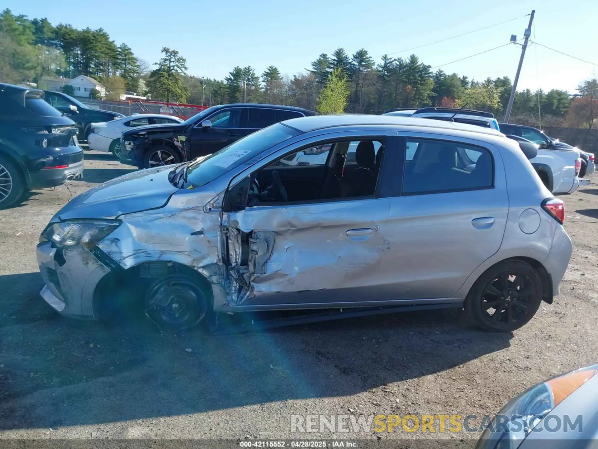 14 Photograph of a damaged car ML32AWHJ1NH006102 MITSUBISHI MIRAGE 2022