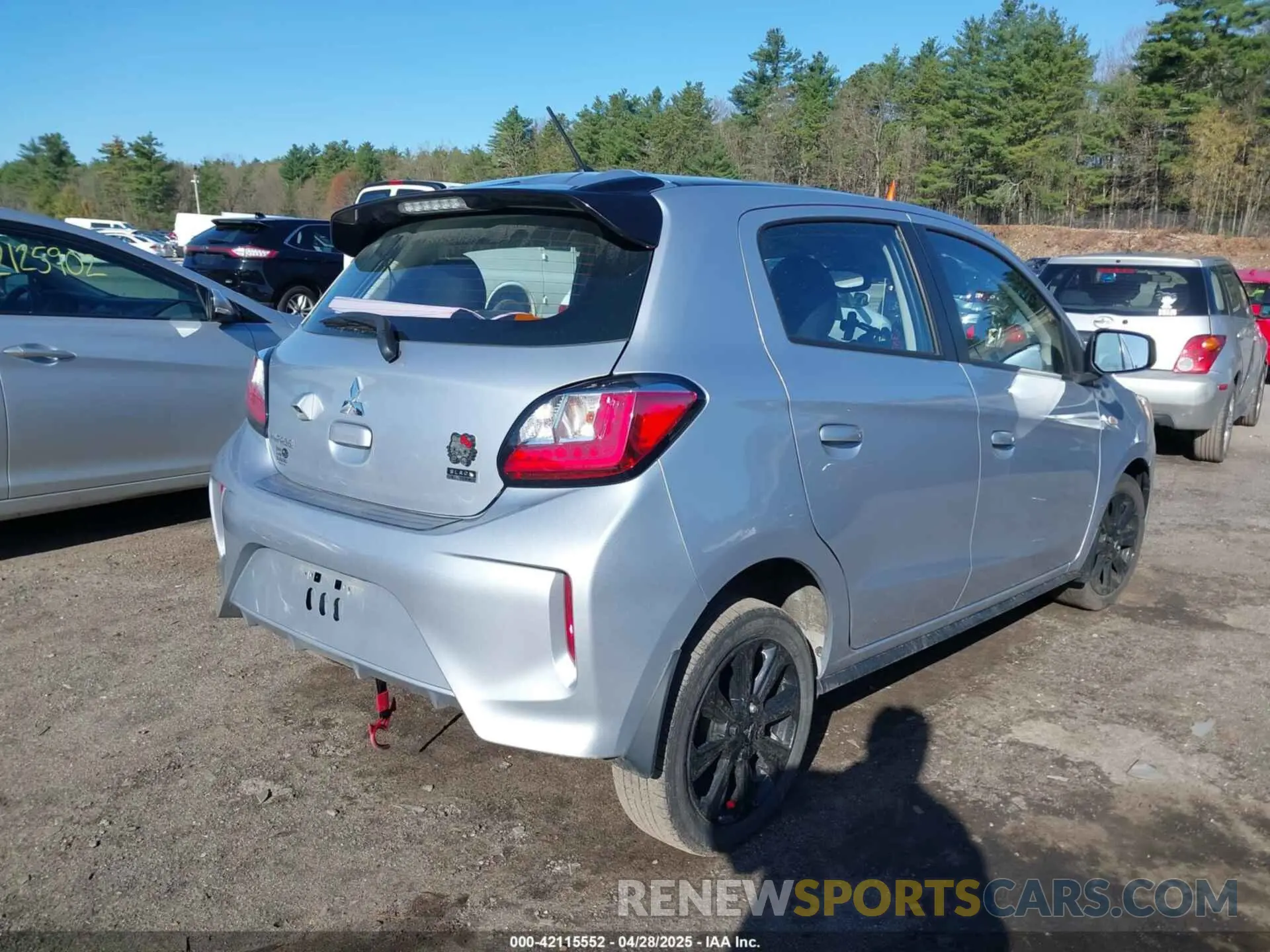 4 Photograph of a damaged car ML32AWHJ1NH006102 MITSUBISHI MIRAGE 2022