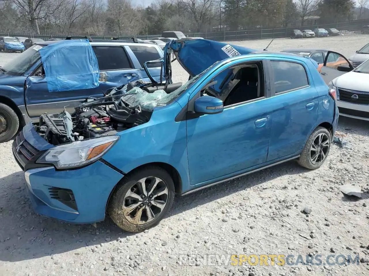 1 Фотография поврежденного автомобиля ML32AWHJ5NH005390 MITSUBISHI MIRAGE 2022