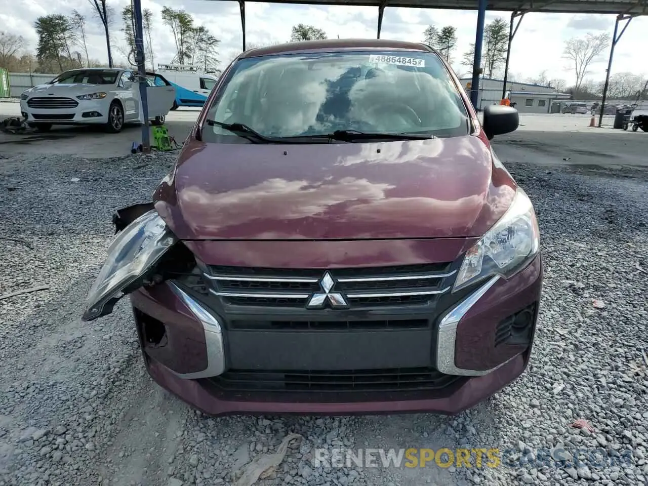 5 Photograph of a damaged car ML32FUFJ0NHF00656 MITSUBISHI MIRAGE 2022