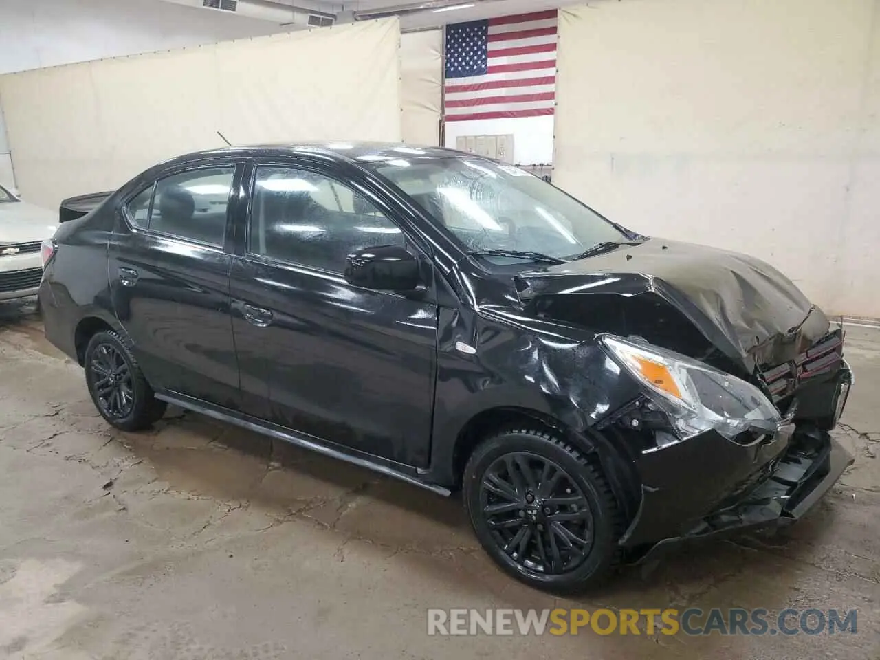 4 Фотография поврежденного автомобиля ML32FUFJ1NHF03307 MITSUBISHI MIRAGE 2022
