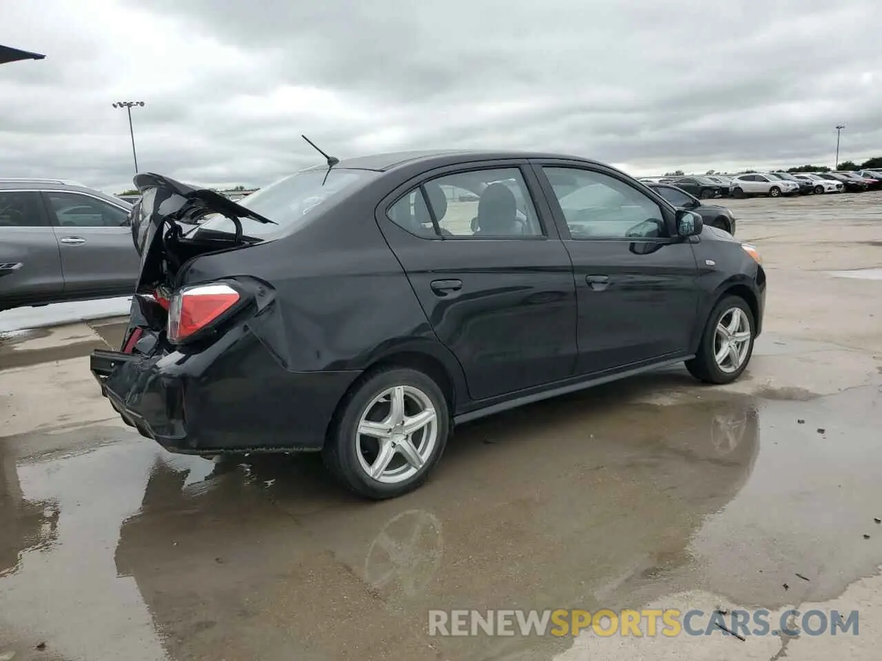 3 Photograph of a damaged car ML32FUFJ2NHF06863 MITSUBISHI MIRAGE 2022