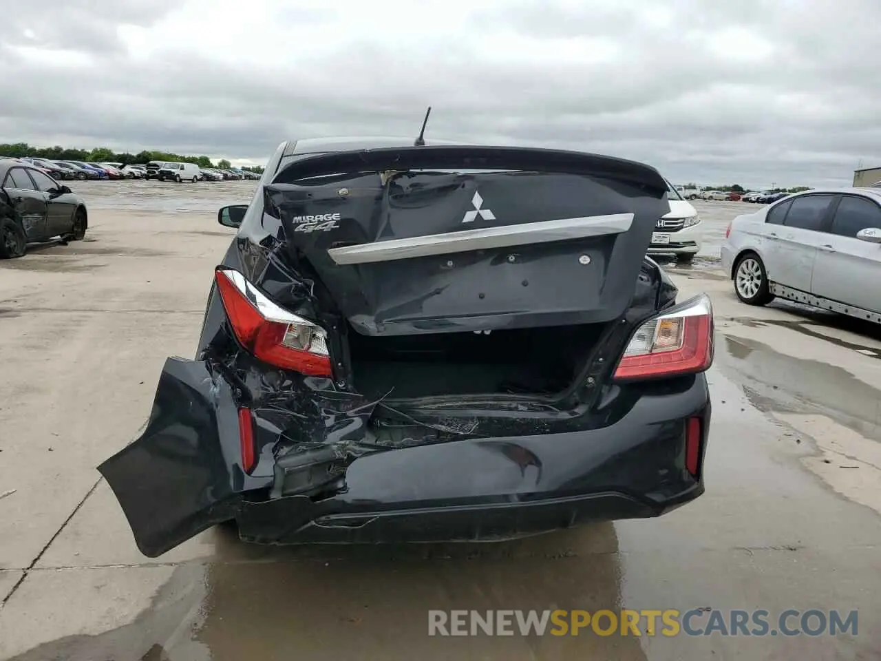 6 Photograph of a damaged car ML32FUFJ2NHF06863 MITSUBISHI MIRAGE 2022