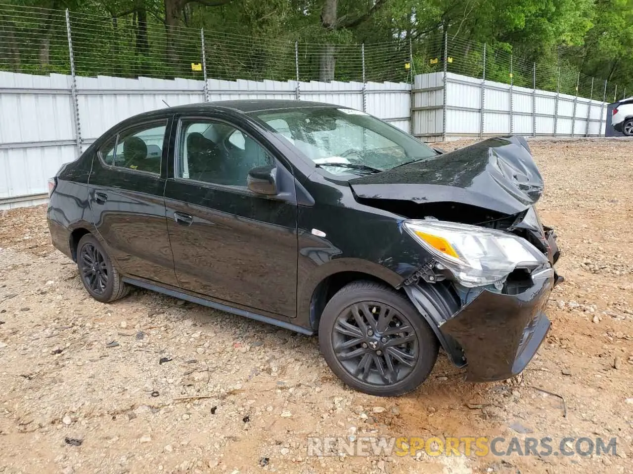 4 Фотография поврежденного автомобиля ML32FUFJ3NHF04460 MITSUBISHI MIRAGE 2022