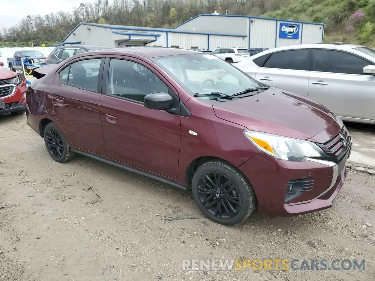 4 Фотография поврежденного автомобиля ML32FUFJ3NHF08086 MITSUBISHI MIRAGE 2022