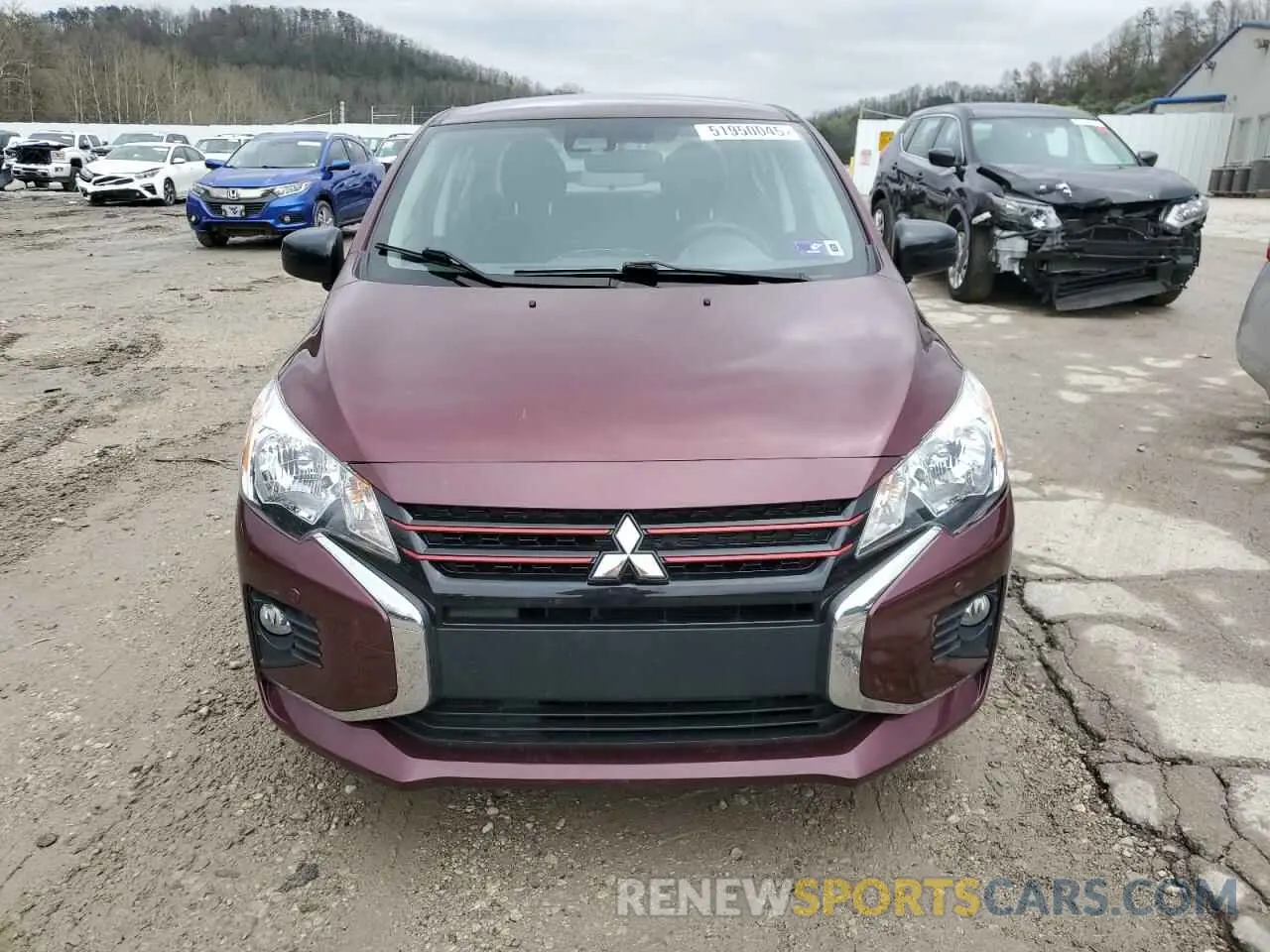 5 Фотография поврежденного автомобиля ML32FUFJ3NHF08086 MITSUBISHI MIRAGE 2022