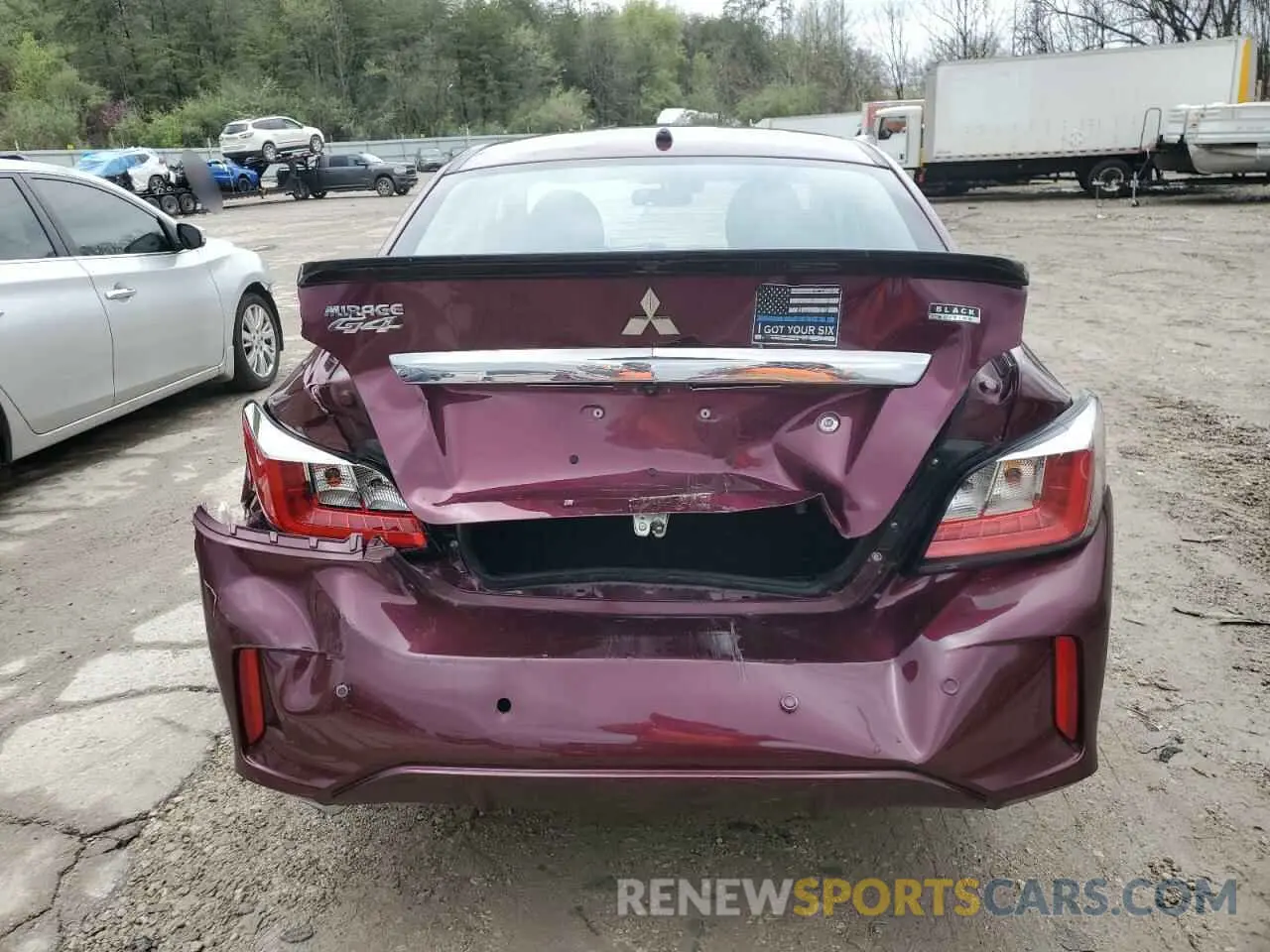 6 Фотография поврежденного автомобиля ML32FUFJ3NHF08086 MITSUBISHI MIRAGE 2022