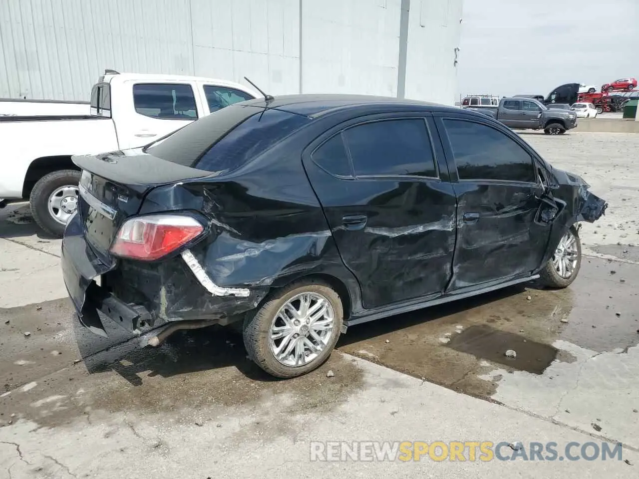 3 Фотография поврежденного автомобиля ML32FUFJ7NHF08088 MITSUBISHI MIRAGE 2022
