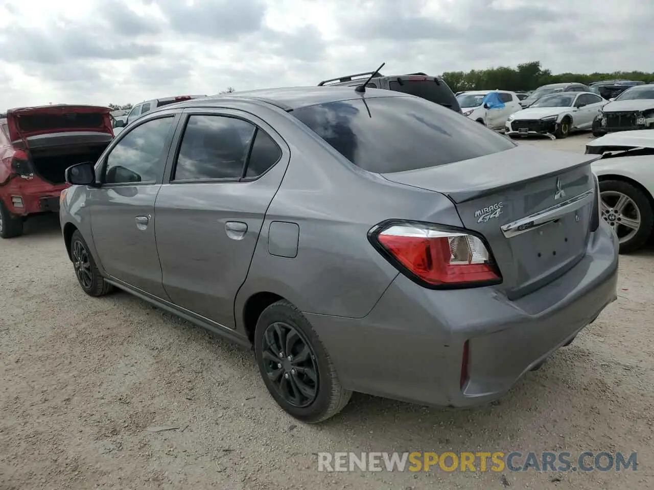 2 Photograph of a damaged car ML32FUFJ9NHF03720 MITSUBISHI MIRAGE 2022