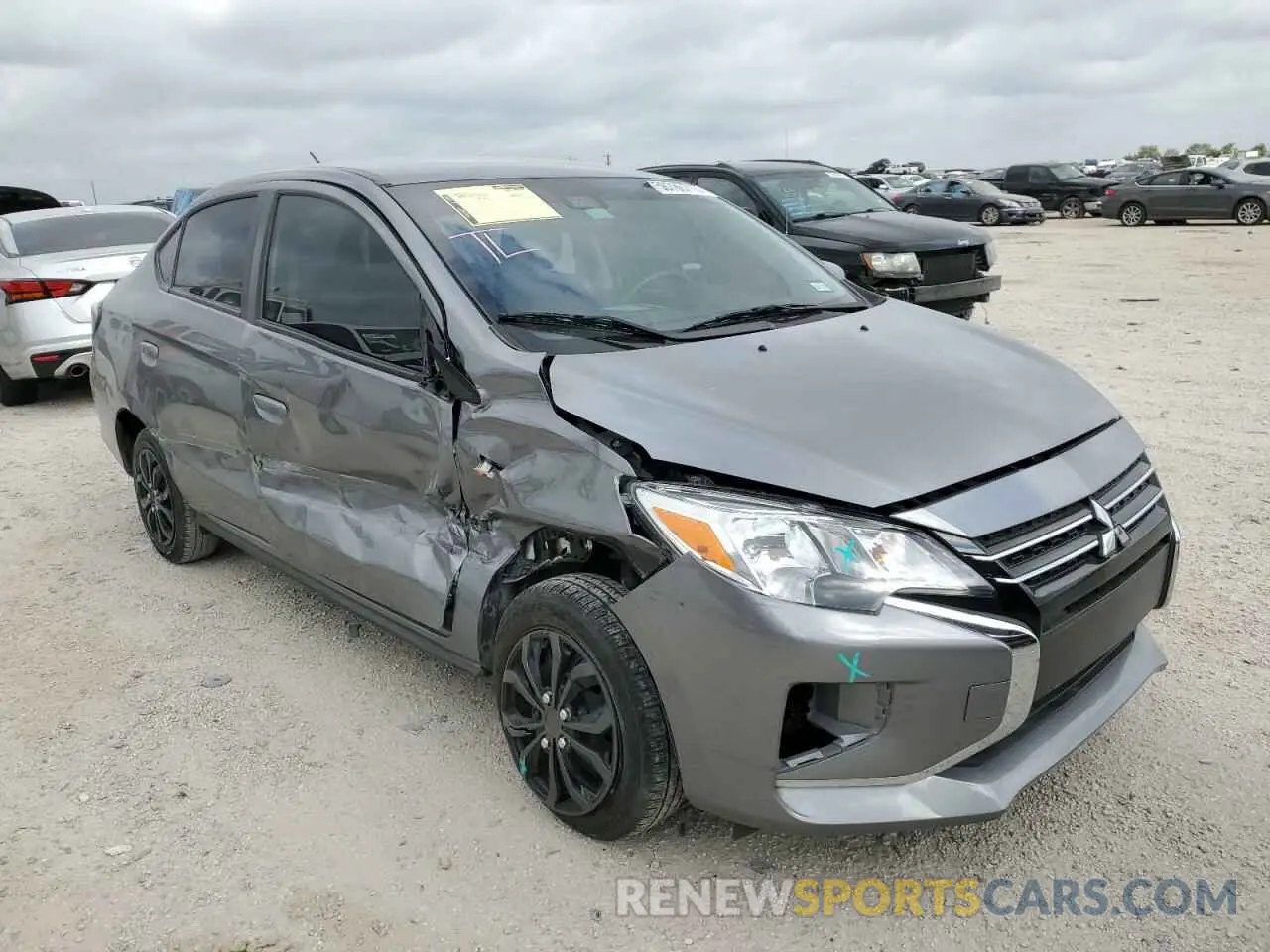 4 Photograph of a damaged car ML32FUFJ9NHF03720 MITSUBISHI MIRAGE 2022