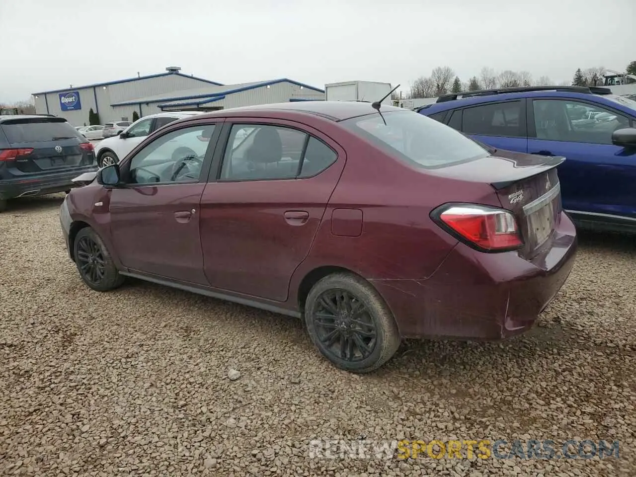 2 Photograph of a damaged car ML32FUFJ9NHF04320 MITSUBISHI MIRAGE 2022