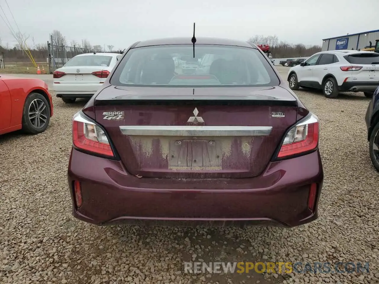 6 Photograph of a damaged car ML32FUFJ9NHF04320 MITSUBISHI MIRAGE 2022