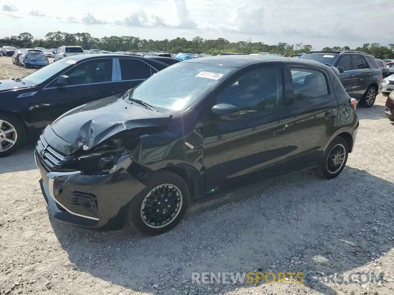 1 Photograph of a damaged car ML32AUHJ1PH003840 MITSUBISHI MIRAGE 2023