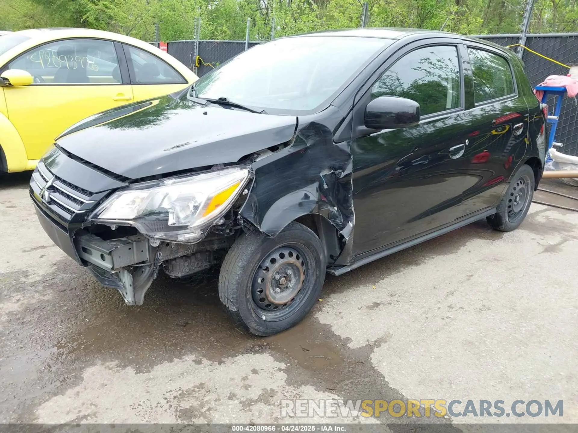 2 Фотография поврежденного автомобиля ML32AUHJ6PH007057 MITSUBISHI MIRAGE 2023