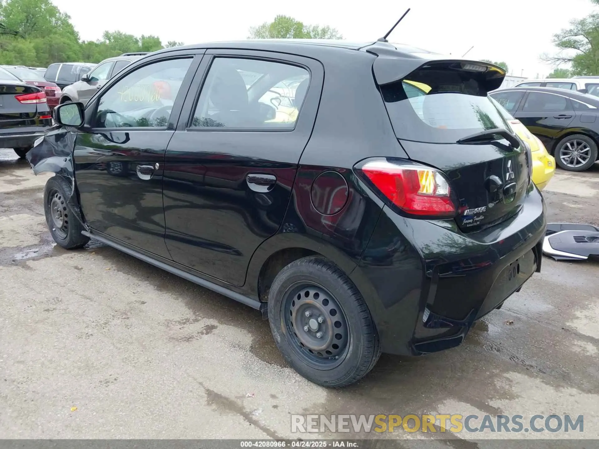 3 Фотография поврежденного автомобиля ML32AUHJ6PH007057 MITSUBISHI MIRAGE 2023